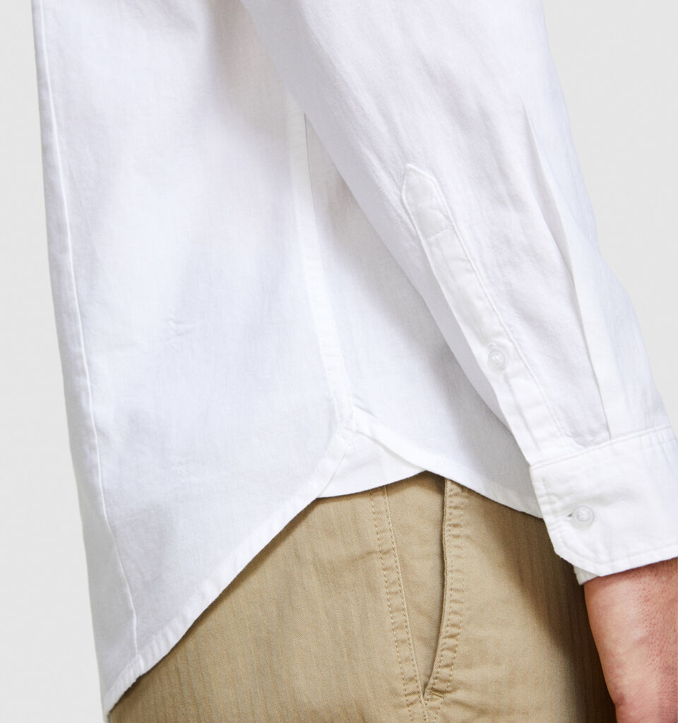 Oxford shirt - men's slim fit shirts - White | Sisley image number 5